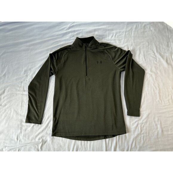 Men's Under Armour Lot 3/4 Zip Pullovers, Size Medium, Blue/Green, Workout - Picture 2 of 6